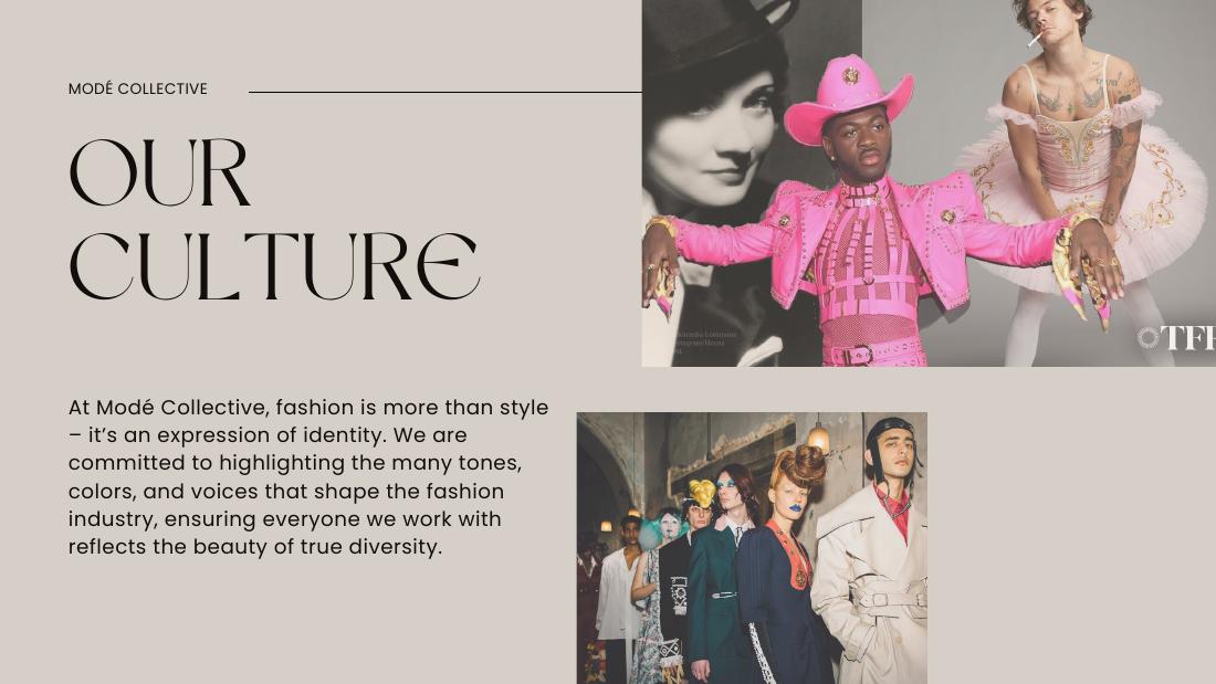 Modé Collective original presentation, page 5