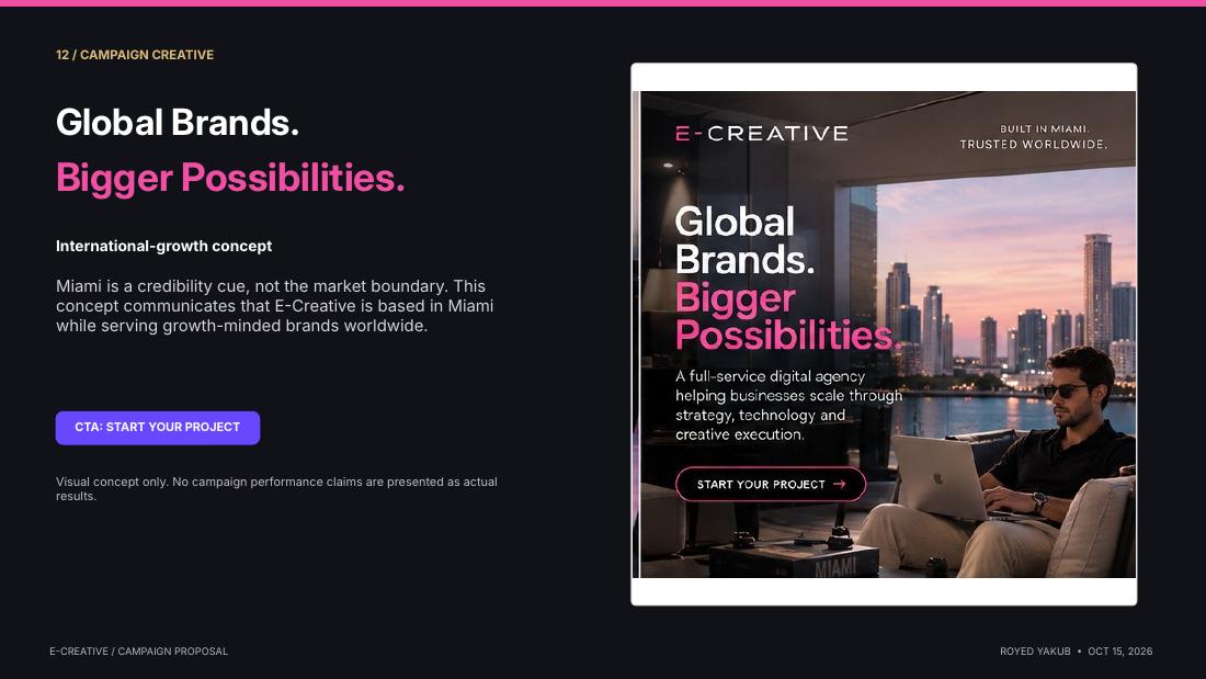 E-Creative original presentation, page 13